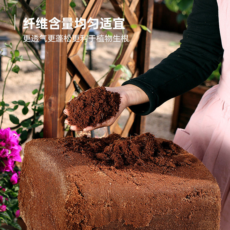 思威博椰砖营养土椰土糠耶种菜椰土壤种植砖盆栽土砖花砖养花种花