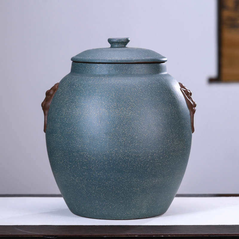 听壶居新品紫砂水缸包茶道存家用罐自助水桶厨房茶缸水储水缸邮泡