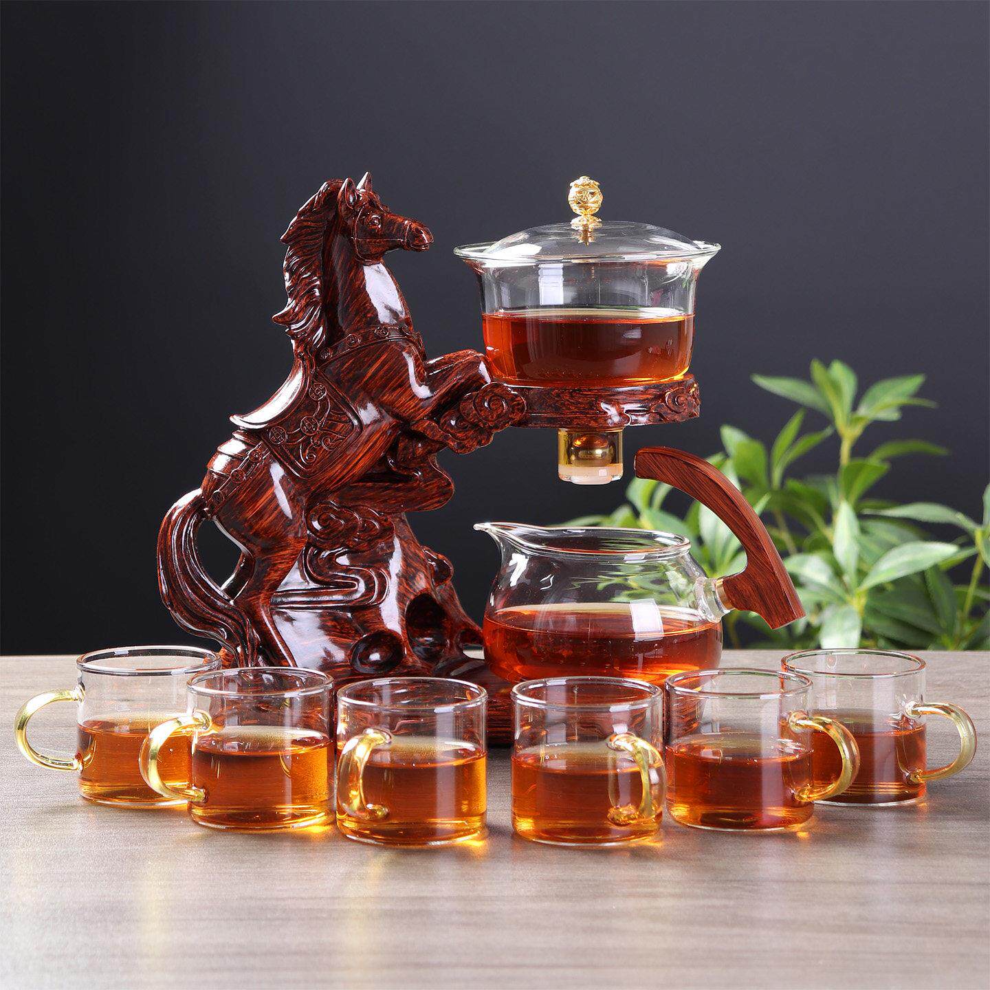 马到器SVO成功茶懒具套组家用耐热玻璃泡茶创意中式人客厅磁吸泡