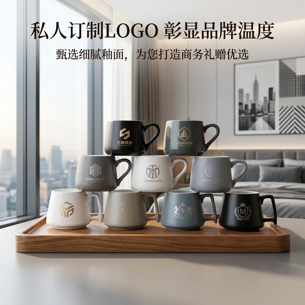 马克杯礼品广告聚会纪念品活动赠品水杯批发陶瓷定制logo酒店刻字
