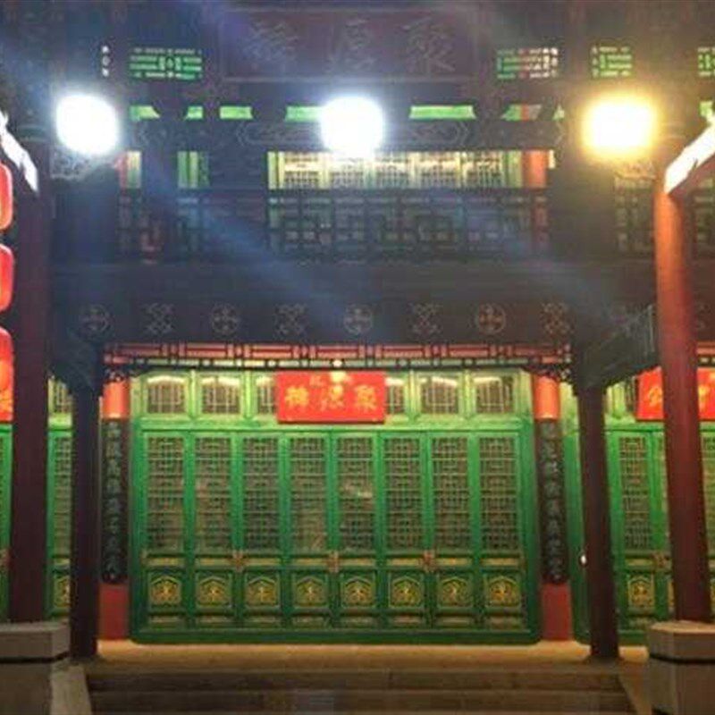 东阳木雕实木花格仿古门窗电视背景墙屏风挂落镂空花板圆洞门玄关