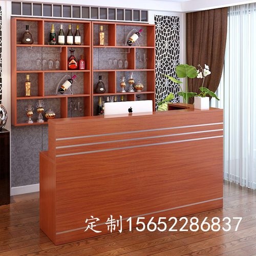 转角收银台公司前台饭店吧台服装奶茶店美容院柜台接待台