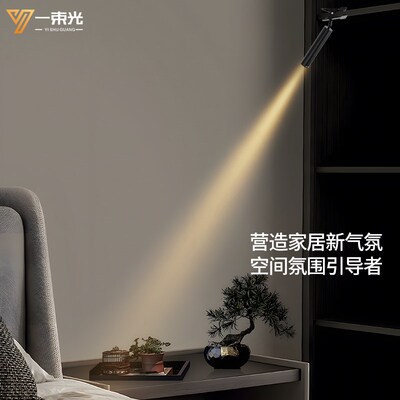 一束光聚光射灯小角度4000K观音菩萨首饰品led珠宝网红直播插电款