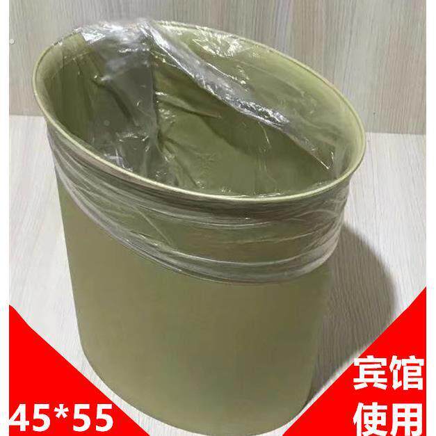 圆桶白色塑料袋酒店一次性白色平口加厚小号垃圾袋家用透明垃圾袋