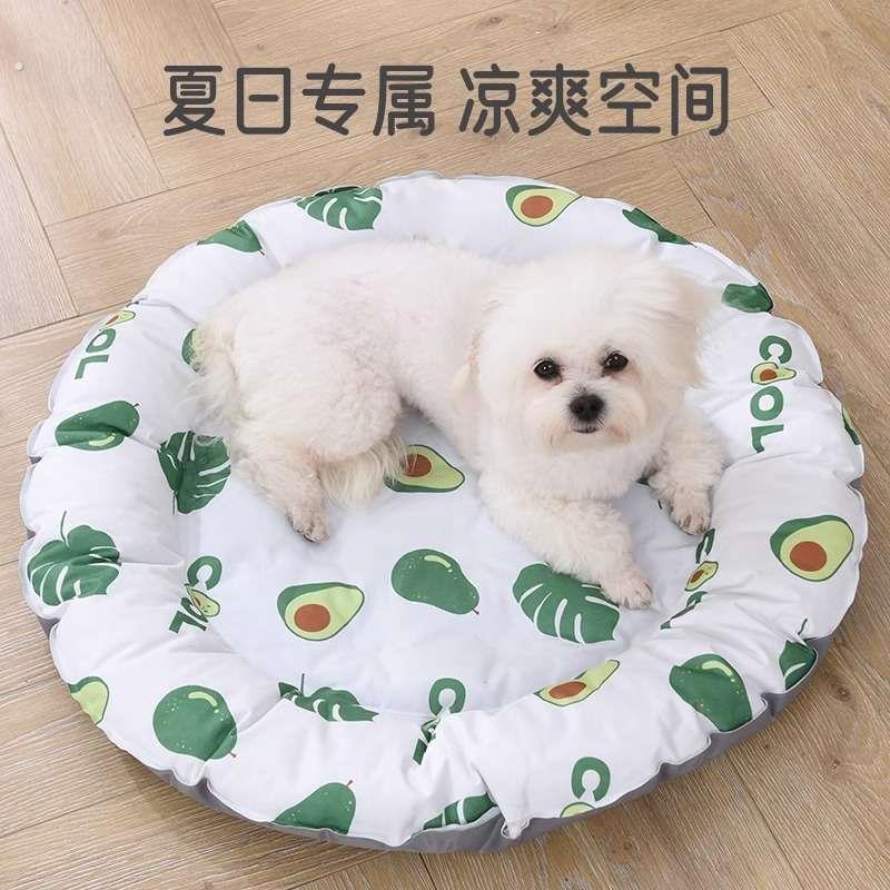 冰垫宠物夏季圆形冰窝狗狗凉席垫方形猫咪睡觉降温解暑垫子冰丝席