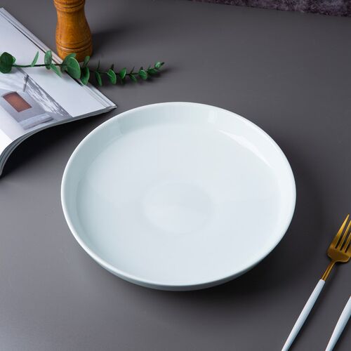 仿宋陶瓷果盘汤盘菜盘贡品盘深盘摆盘水果盘托盘酒店饭店餐厅餐具