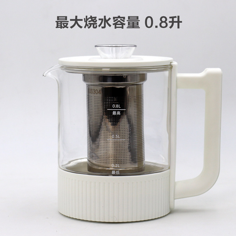 茶吧机配件电热水壶单个玻璃烧水壶茶壶养生壶零配件家用带茶漏