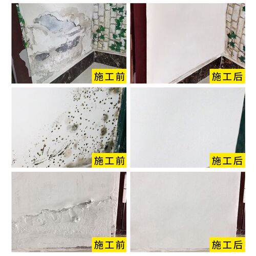 补墙膏防水防潮防霉墙体修复脱皮开裂白色墙面翻新腻子修补墙壁癌