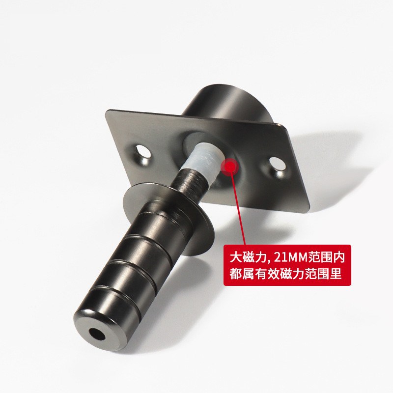 不锈钢金色创意新款开门磁力暗藏吸力地板吸隐形门吸静音防撞门顶