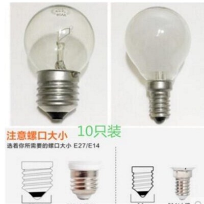 五瓦E27螺口钨丝灯可调光灯泡e14蜡烛尖泡拉尾球泡5W40W25w60w15w