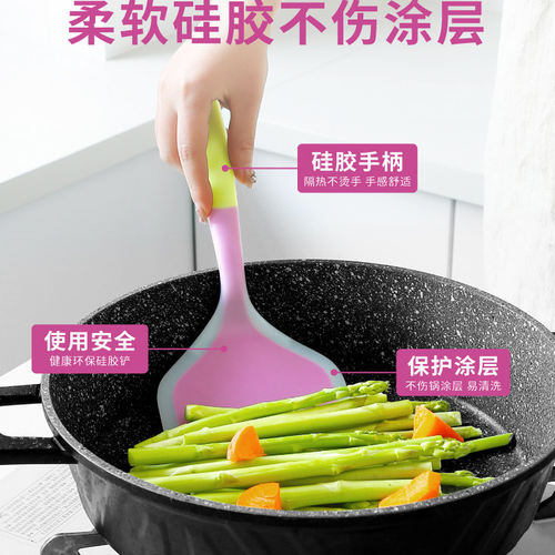 硅胶铲耐高温不粘锅不伤锅