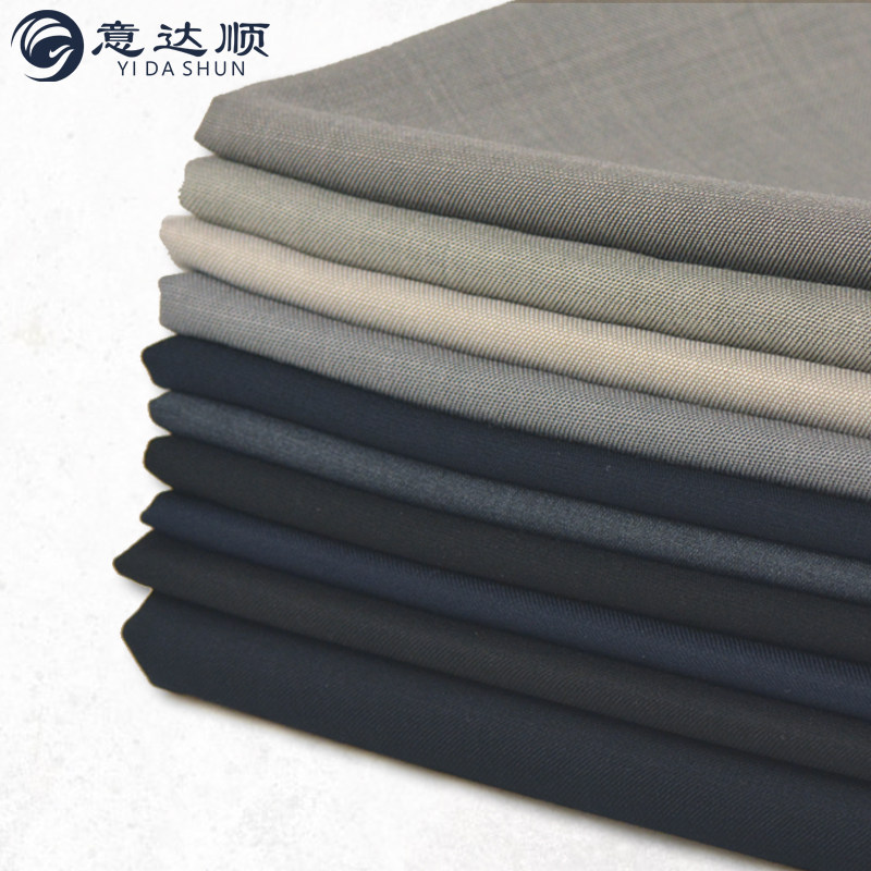 新品春夏无弹西装裤子面料薄款透海绵垫/布料/面料/