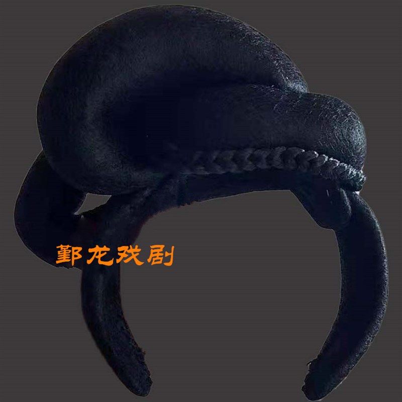 鄞龙戏剧新款古装越剧黄梅戏假发发包发髻舞台造型花旦盘发垫装饰