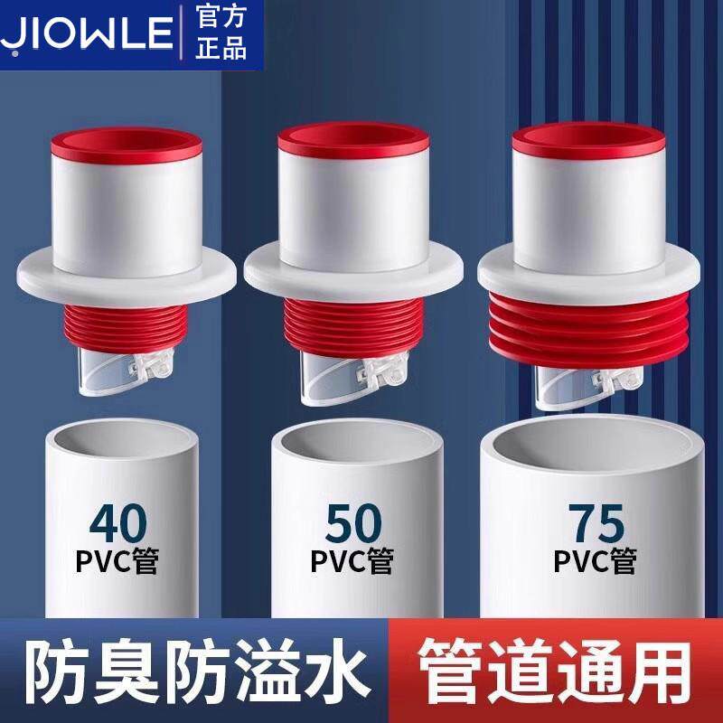 厨房下水管道防返臭神器管道密封塞圈下水道防臭排水管通用堵口器