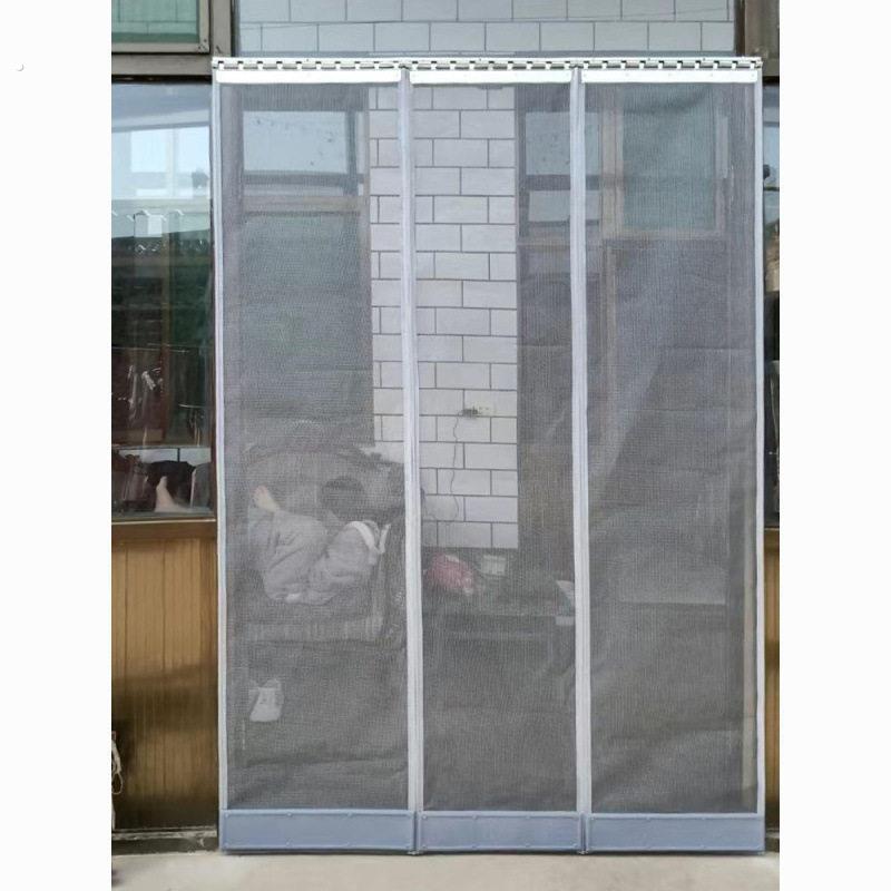 纱网通风门帘夏天大门口防挂帘家用磁性商铺饭店自吸透气