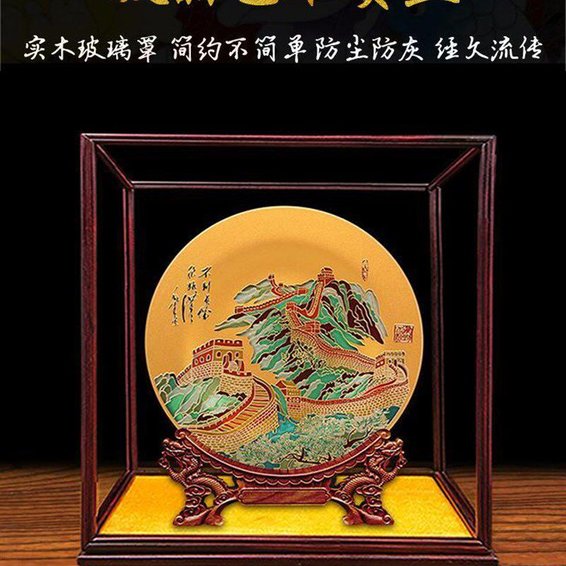 中国特色礼品送老外京剧长城手工艺中式摆件商务外事会议出国礼品