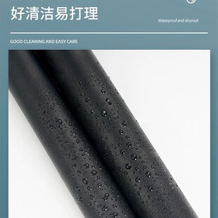黑色贴纸墙纸防水柜子橱柜家具翻新壁纸改色哑光木纹桌面自粘贴膜