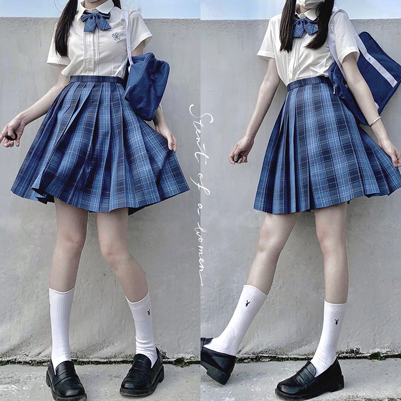 东京岁时记JK女衬衫春夏半身裙穿搭百褶裙格裙水梨町短裙制服套装