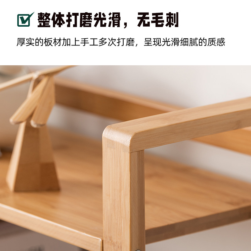 简易桌面书架儿童学生宿舍桌上置物架办公桌飘窗小书架多层收纳架