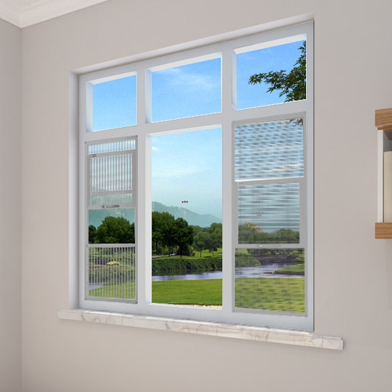 宁波安适美定制可拆洗金刚网防护三推纱窗外开这边高清网三节段蚊