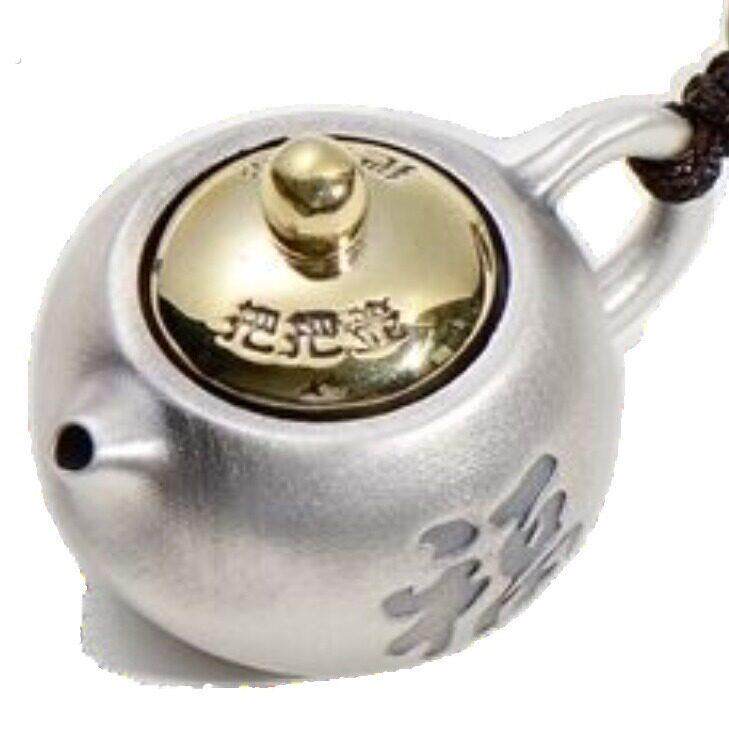 黄铜龙凤把把壶转转迷你小茶壶马上胡转转中式手把件打麻将工艺品