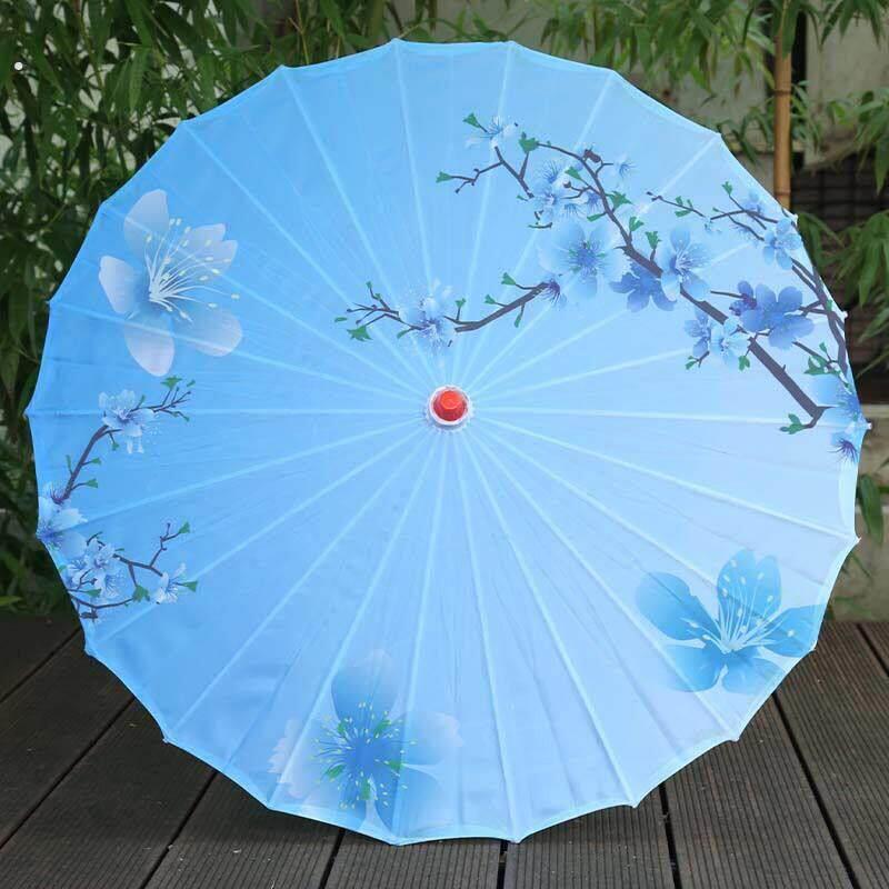 防晒防水古风伞绸布伞户外室内装饰伞新中式国风雨伞古典舞伞道具