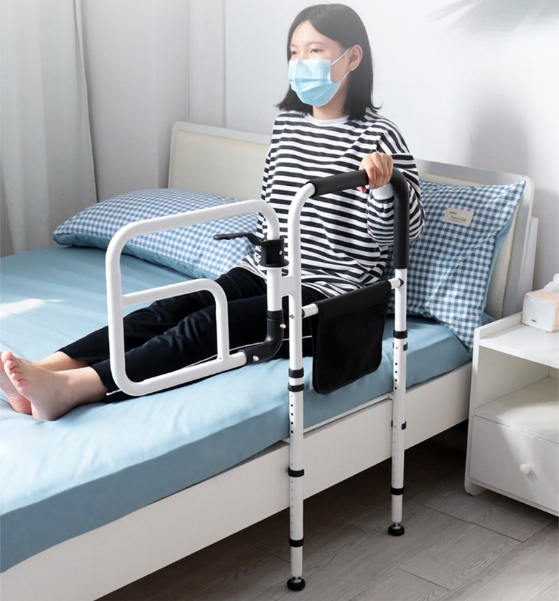 老人床护栏防摔防掉床边扶手栏杆起身助力架辅助器落地扶手
