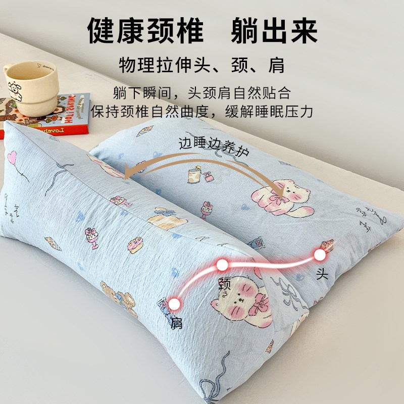 枕头荞麦护颈椎助睡眠专用成人儿童夏天凉枕芯睡觉专用组合荞麦枕