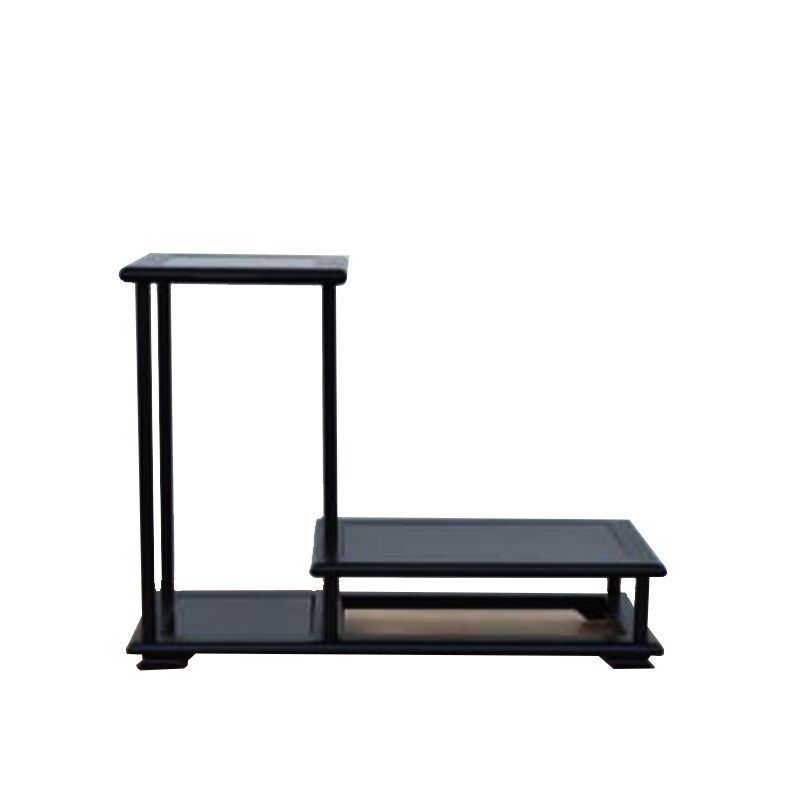 新中式花架桌面植物架阳台多层绿植架室内盆景架铝合金欧式花几