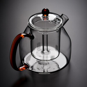 孟瀚玻璃煮茶壶加厚耐热蒸茶壶电陶炉煮茶器家用大容量烧水壶明火