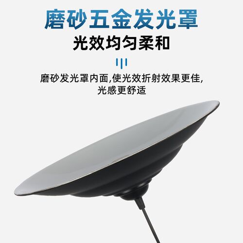复古老式吊灯罩怀旧壁灯户外防水马路弯杆灯工业风火锅店锅盖路灯