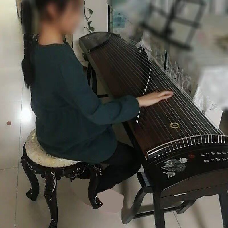 君琴古筝凳子练琴凳古筝圆凳琴凳42公分高中式古典钢琴凳梳妆凳