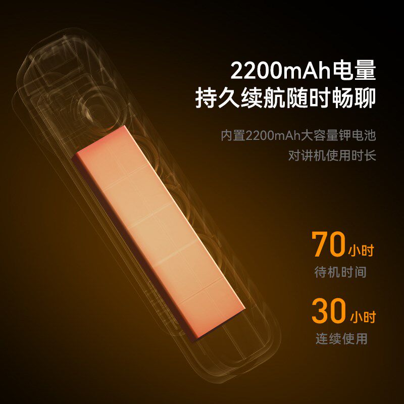 领夹式胸挂对讲机耳麦一体机微小型迷你无线餐厅酒店对讲饭店用机