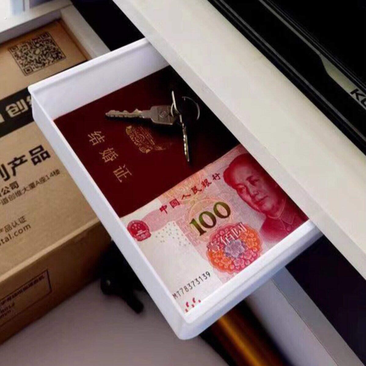 藏私房钱的抽屉存钱罐藏钱神器创意防盗装暗盒隐藏储物暗格保险箱