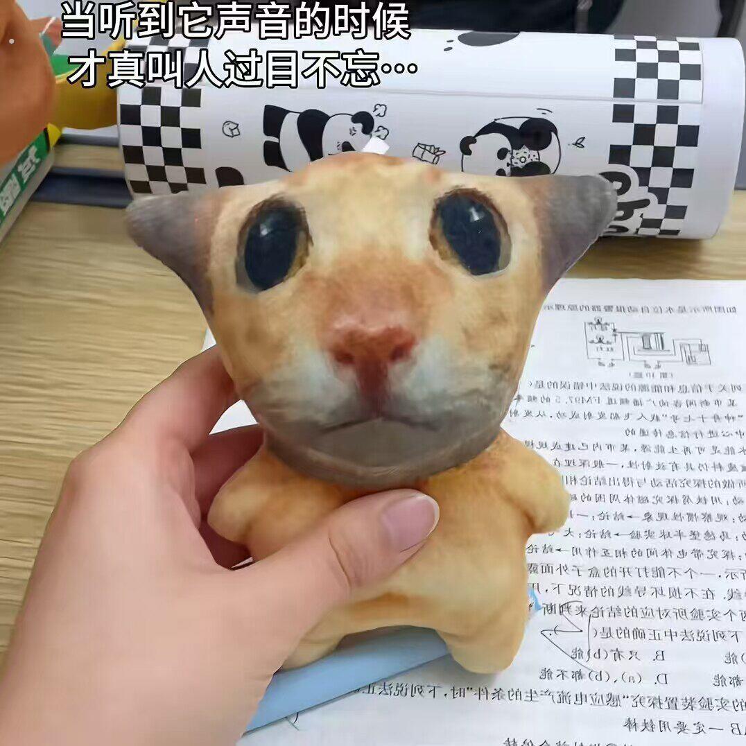 阿米嘎蒂朵喵喵哈基米发声挂件丑萌吱吱叫玩偶钥匙扣送朋友小礼物