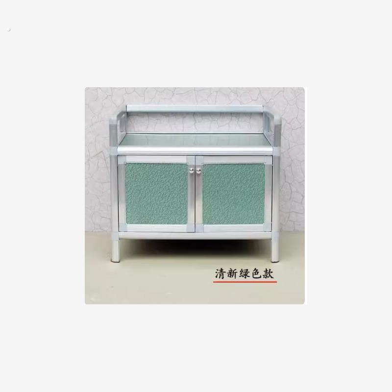 碗柜家用厨房橱柜储物柜置物架收纳柜多功能组装经济型简易小柜子