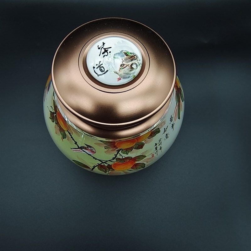 内画鼻烟壶中式茶具茶叶罐礼品瓶内画手工艺送礼外事商务中国特色