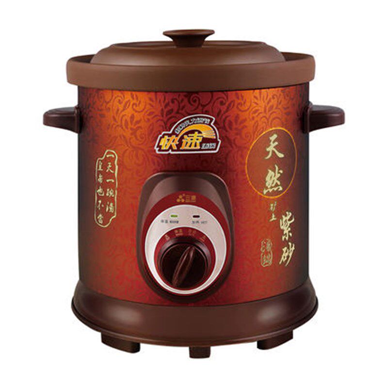 三源 TGJ80-SA1 电炖锅紫砂锅 机械快速 紫砂汤煲煲粥锅煲汤 8L