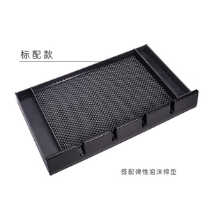 发型师美发工具油头电推剪卡尺收纳盒放置剪刀托盘理髲店用防滑垫