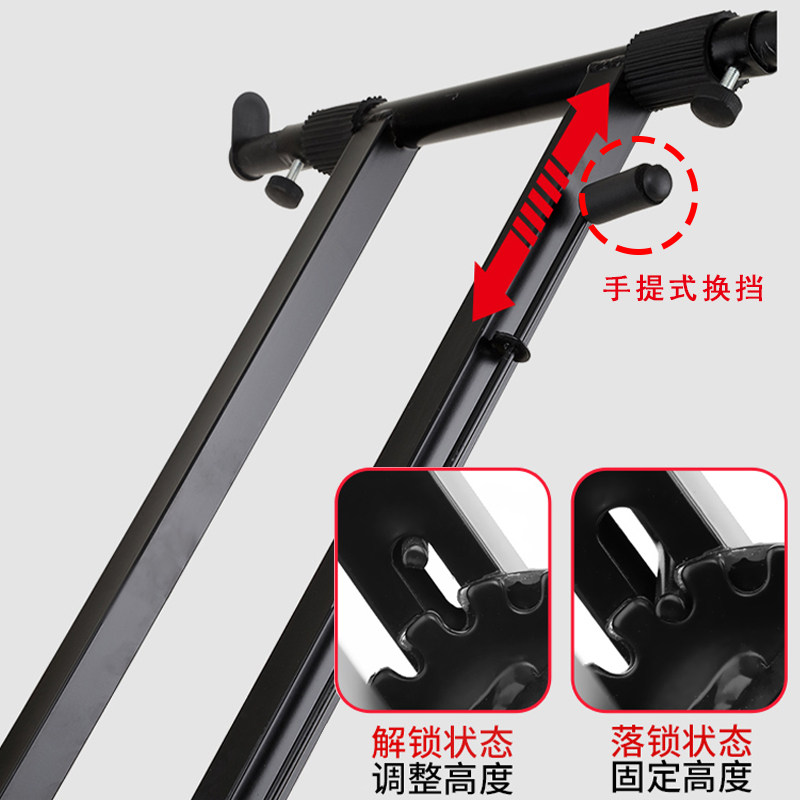 古筝架子61键电子琴架子通用型支架88键电钢琴X型站立式架合成器图片