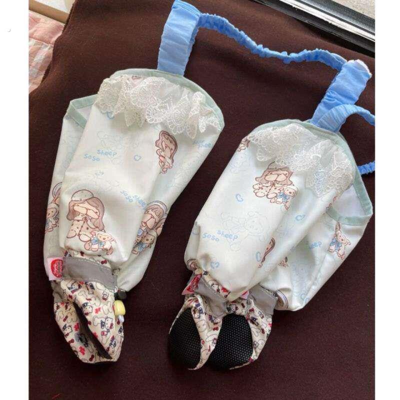 狗狗防尘裤遛弯裤春夏防脏防虫轻薄四脚裤腿套护腿小型犬春夏衣服
