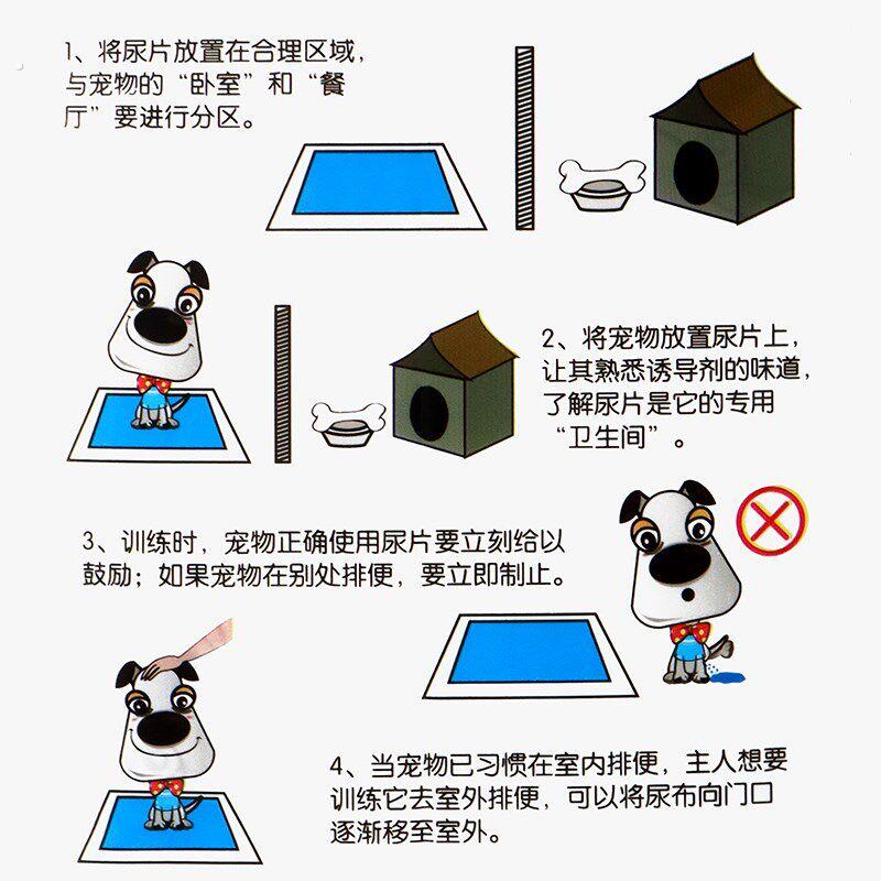 麻吉宝狗狗尿垫尿片宠物厕所除臭吸水垫尿不湿加厚100片1次性尿布