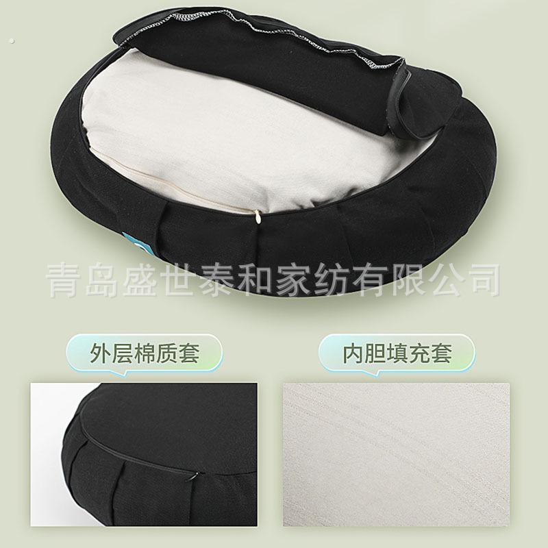 荞麦瑜伽坐垫冥想沙发壳打垫透气榻榻米蒲团飘窗靠垫可创意拆洗坐