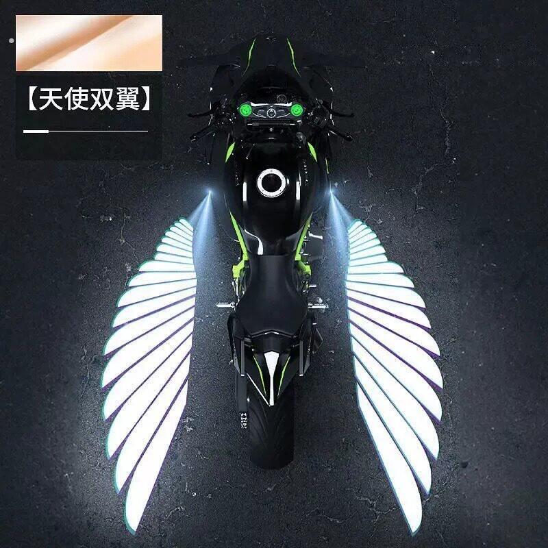 机车天使之翼专用电动车翅膀迎宾灯踏板彷赛复古机车巡航车改装
