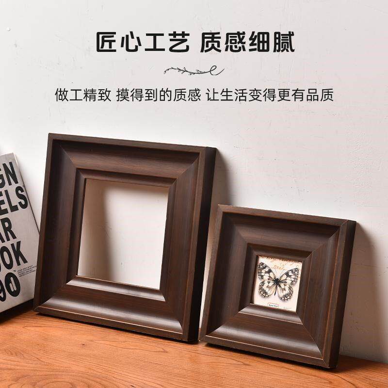 复古实木宽边画框空框定制装裱数相框/画框