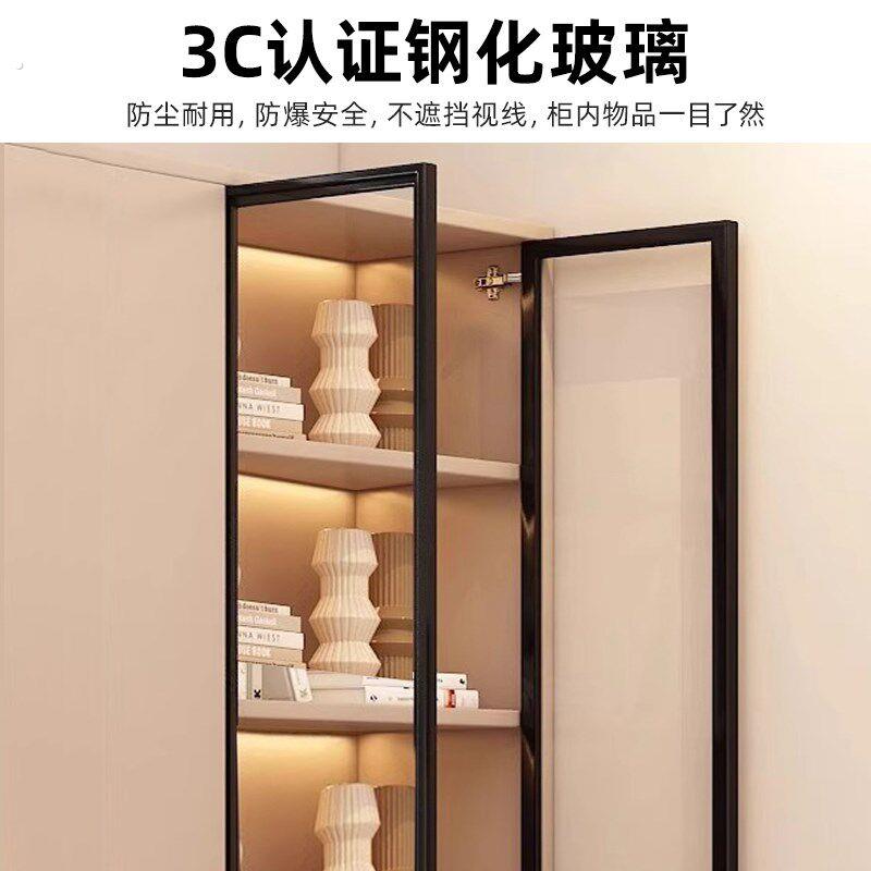 边柜边几沙发侧边柜家用墙角转角夹缝置物柜卧室储物储物窄柜书柜