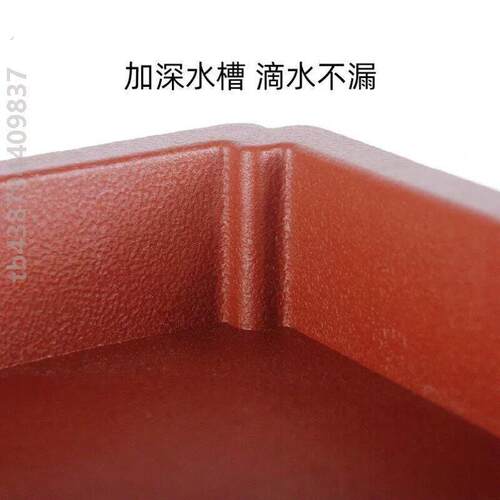 吸水石盆景底盘山水盆景盆上水石盆吸水石托盘假山石头底座长方形