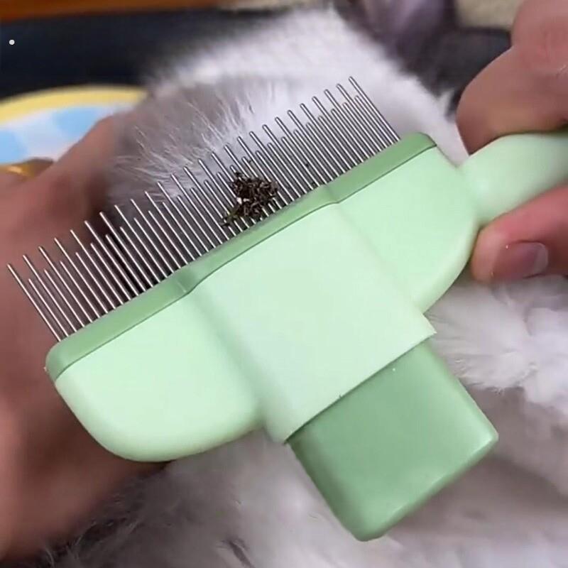 猫咪狗狗梳子开结去浮毛神器宠物自洁梳排梳长毛按摩打结除毛专用