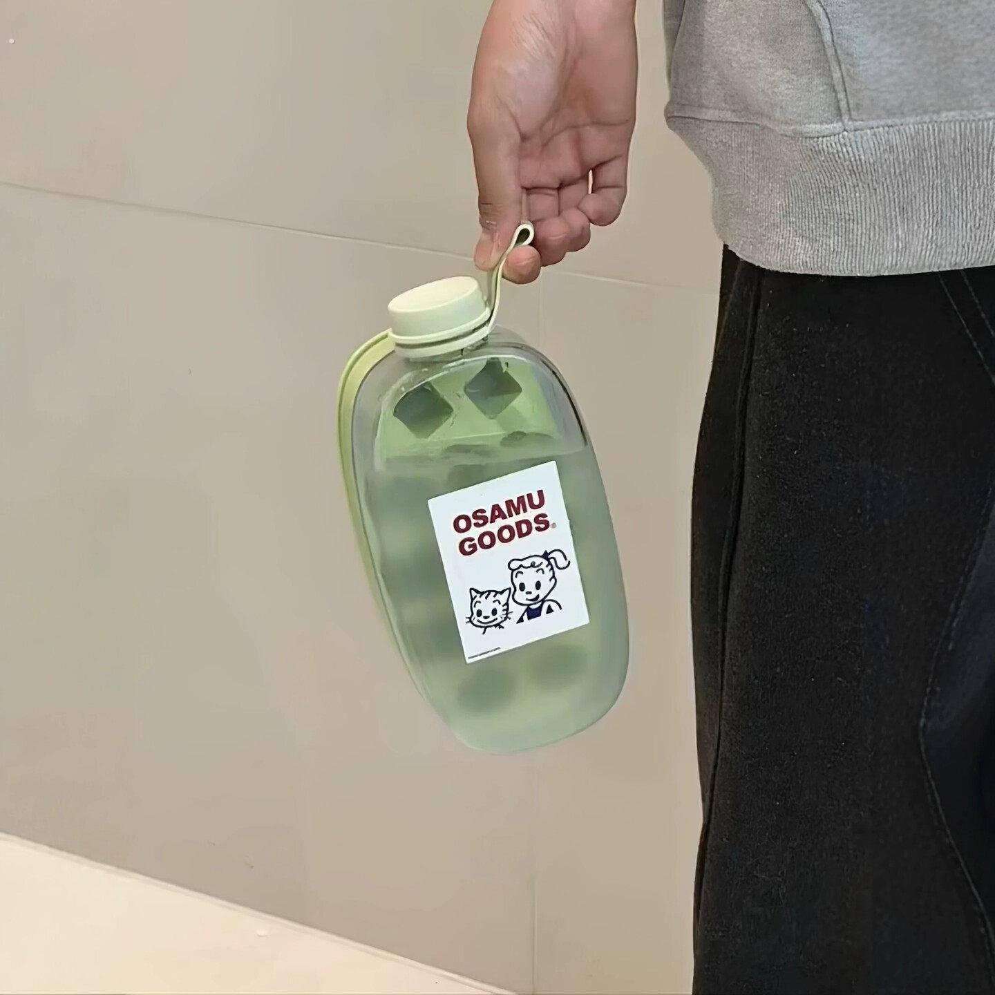 冰格水杯三合一冰块模具户外可携式水壶夏季制冰神器冷饮制冰盒冰