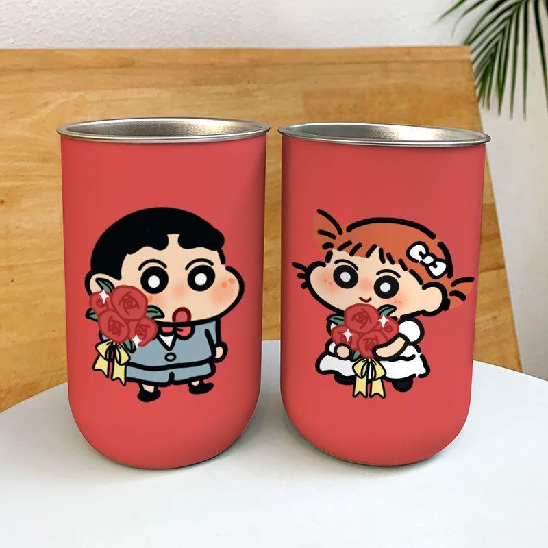 牙刷杯情侣款一对新款结婚漱口杯陪嫁家用陶瓷刷牙高颜值牙缸防霉